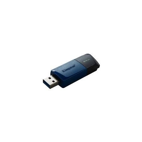 Kingston - USB flash drive - USB 3.2 Gen 1 - DataTraveler Black/Blue