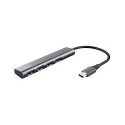 Trust adaptador USBC 4 puertos USBA 5 gbps puerto USBC  24948