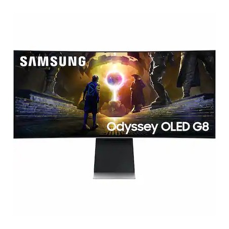 SAMSUNG Smart Monitor 34pulg OLED UWQHD 175 Hz Gaming 21:9 Curved Glare Free LS34DG856SNXZA