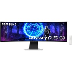 SAMSUNG Monitor 49pulg OLED 144Hz Gaming 32:9 Curved Anti Glare LS49DG910SNXZA