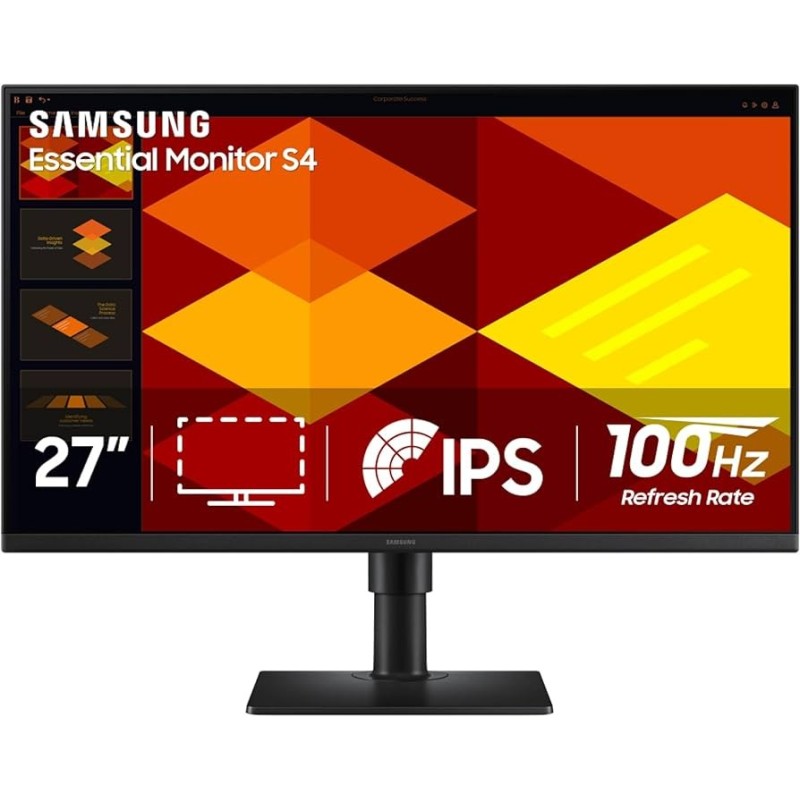 SAMSUNG Monitor 27pulg Essential  S40GD Full HD Monitor 100Hz LS27D402GANXGO
