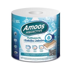 Amoos toalla mayordomo big roll aquactive 3 capas  208hjs paq 6 undJ655023
