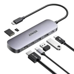 Anker - hub. - Nano USB-C Hub (7-in-1 4K HDMI