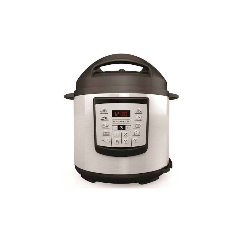 Black + Decker olla multiusos digital  6l inox PR100SD