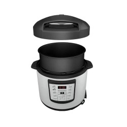 Black + Decker olla multiusos digital  6l inox PR100SD