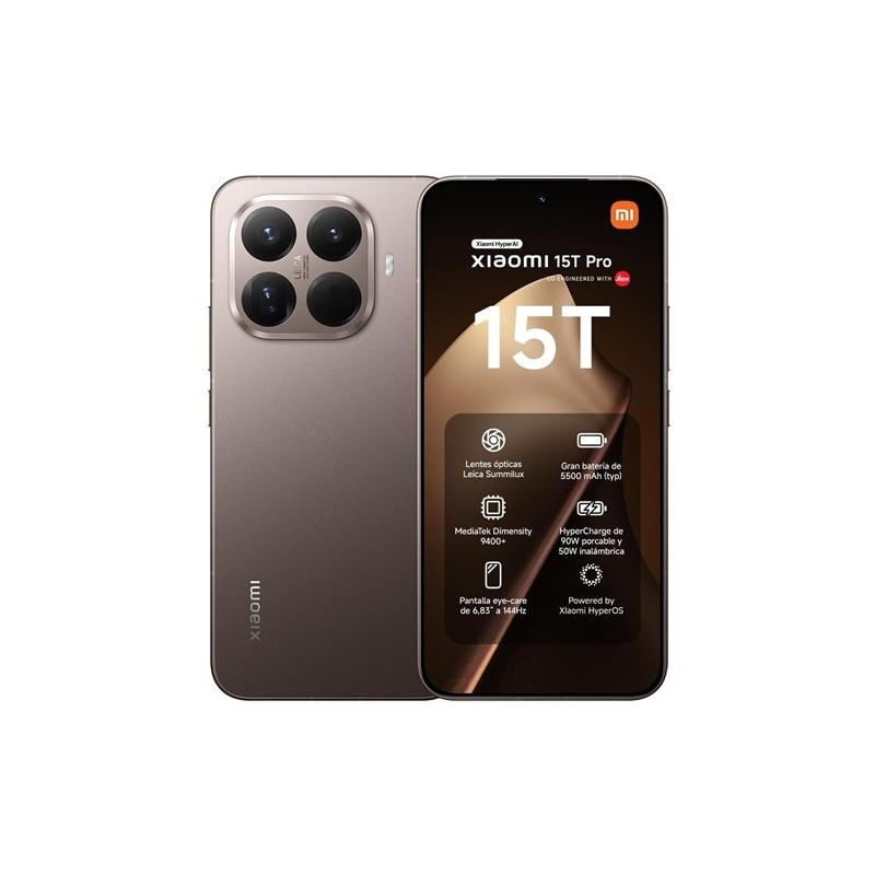Xiaomi - 12 GB 15T Pro - Smartphone - Android - 512 GB - Mocha Gold - Touch - US