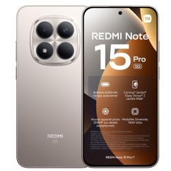 Xiaomi Redmi Note 15 Pro 5G - Smartphone - 5G - Android - 512 GB - Titanium Color - Touch - US