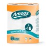 Amoos papel higienico compac pluss 400 hojas dobles paq 6 rollos bulto 7 paq  H624828