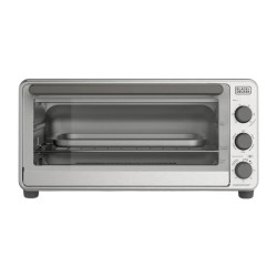 Black + Decker horno tostador 15 lts extra ancho color gris - TO8230-0GDLA