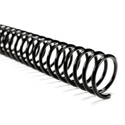 Emdo arillo plastico espiral negro paso 4:1 06mm p30 hjs  bolsa 100 unidades 111110660