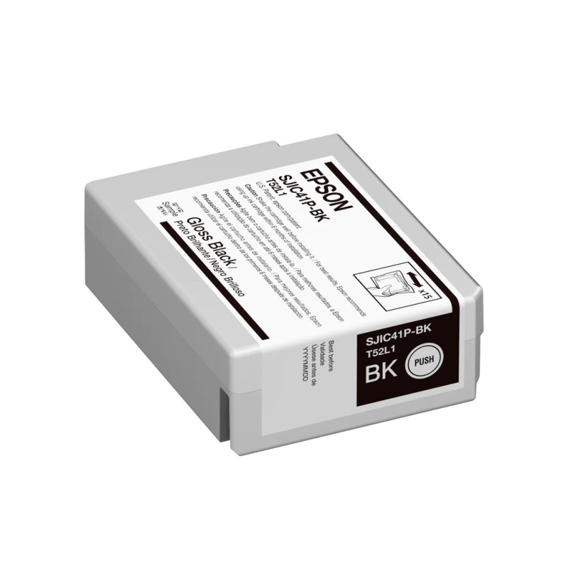 Epson cartucho negro gloss C4000 SJIC41P -C13T52L120