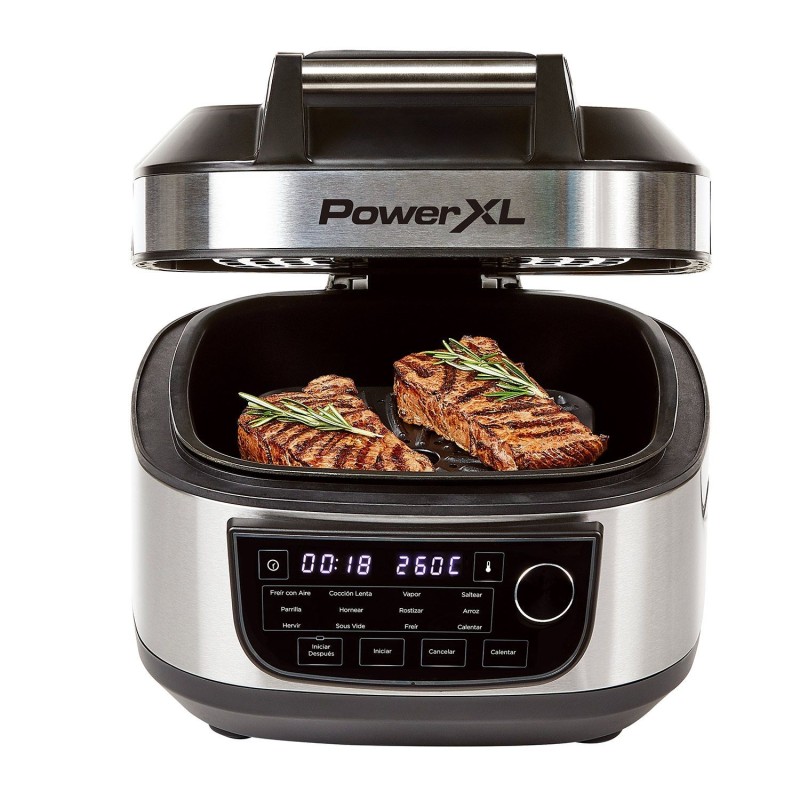 Power XL freidora de aire con parrilla 12 en 1 digital 6QT MFC-AF-6C-LA