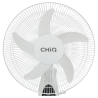 CHIQ Ventilador Pie Recargable 16" 9 vel temporizador puerto USB Luz Led - CQVF16RN0IT1W