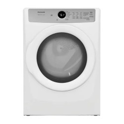 Frigidaire secadora carga frontal gas premium care blanca 21 Kg FDGX22E4EW