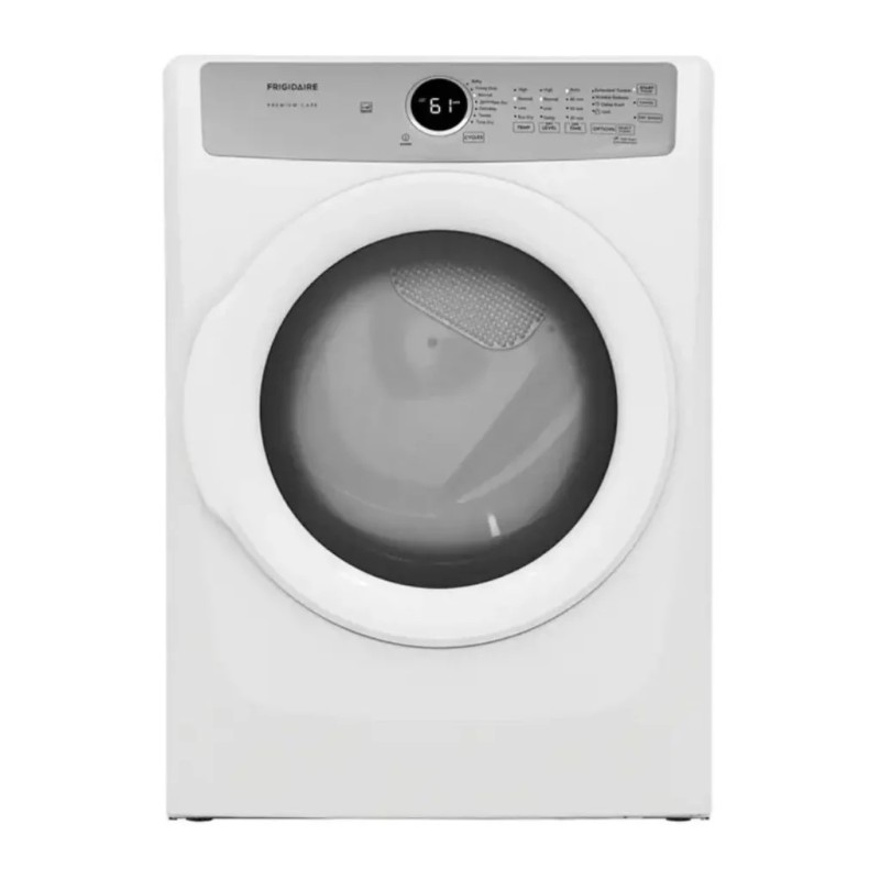 Frigidaire secadora carga frontal gas premium care blanca 21 Kg FDGX22E4EW
