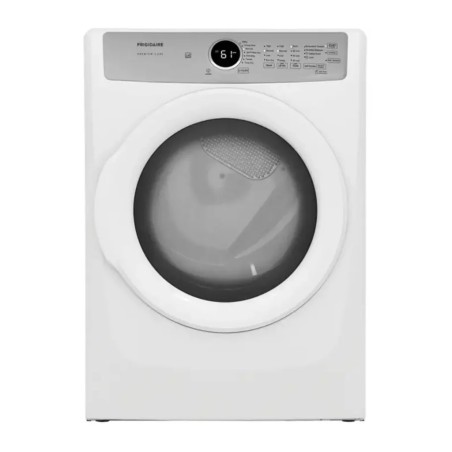 Frigidaire secadora carga frontal gas premium care blanca 21 Kg FDGX22E4EW