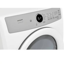 Frigidaire secadora carga frontal gas premium care blanca 21 Kg FDGX22E4EW