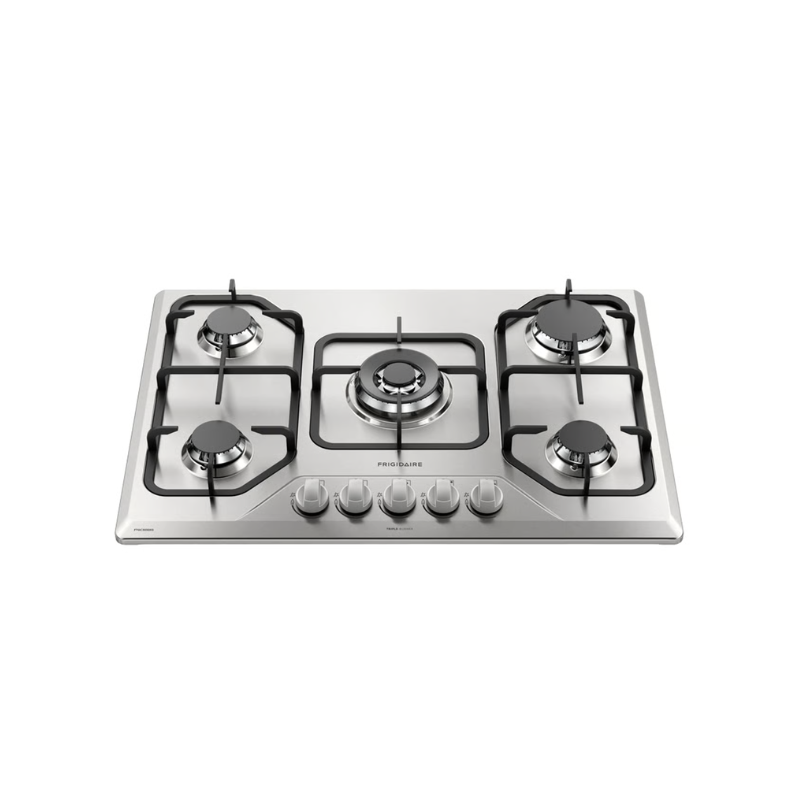 Frigidaire plantilla de gas 30" empotrable 5 quemadores FTGC3050XS