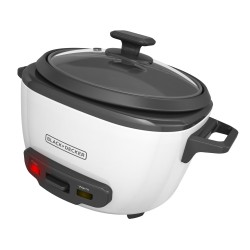 Black + Decker olla arrocera 14 tz cocidas blanca RC514