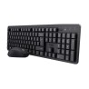 Trust combo teclado y mouse inalambrico silencioso TKM-360 en español - 25356 CAJA MARRÓN