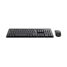 Trust combo teclado y mouse inalambrico silencioso  Ody II en ingles - 25018