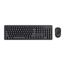 Trust combo de teclado y mouse inalámbricos y silenciosos ES ODY II - 25020