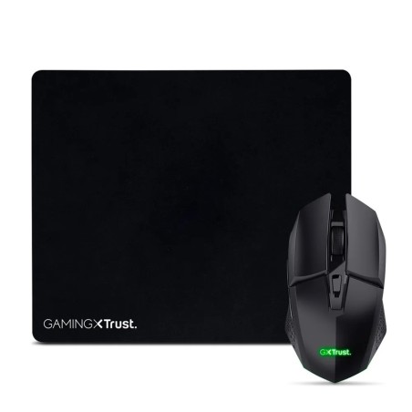 Trust mouse + mousepad  GXT112fFelox iluminado y alfombrilla de raton - 25070