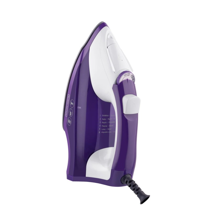 Black + Decker plancha morada IR1840