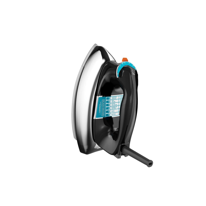 Black + Decker plancha seca suela aluminio negra clasica F54