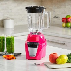 Black + Decker licuadora Ice Crush plastico 8vel 700W Rosa - BL0877-1PDLA