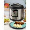 Black + Decker olla multi-usos digital  6l inox PR100SD