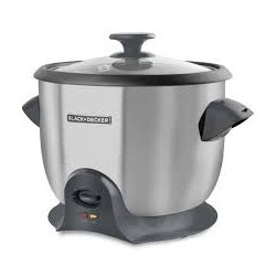 Black + Decker olla arrocera 20 tz cocidas inox RC620SS