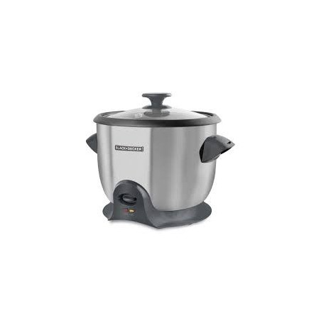 Black + Decker olla arrocera 20 tz cocidas inox RC620SS