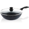 Westinghouse Wok 32cm tapa vidrio acabado marmol negro BPA Free WCCW0009032MBB