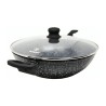 Westinghouse Wok 32cm tapa vidrio acabado marmol negro BPA Free WCCW0009032MBB
