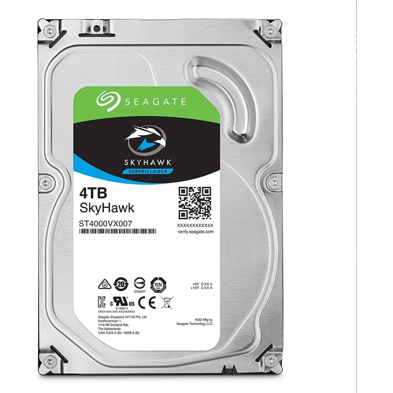 Seagate SkyHawk - Hard drive - Internal hard drive - 4 TB - 3.5" - 5400 rpm - SCSI