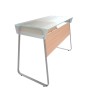 Xtech - Desk S Lvl XTF-CD197 - Escritorio para computadora con tope de vidrio  - Color: Sicomoro