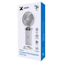 Xtech XTA-900 - Cooling fan - 6-Speed Rechargeable Mini Fan