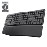 Trust keyra teclado inalambrico multidispositivo ergonomico ES - 25704