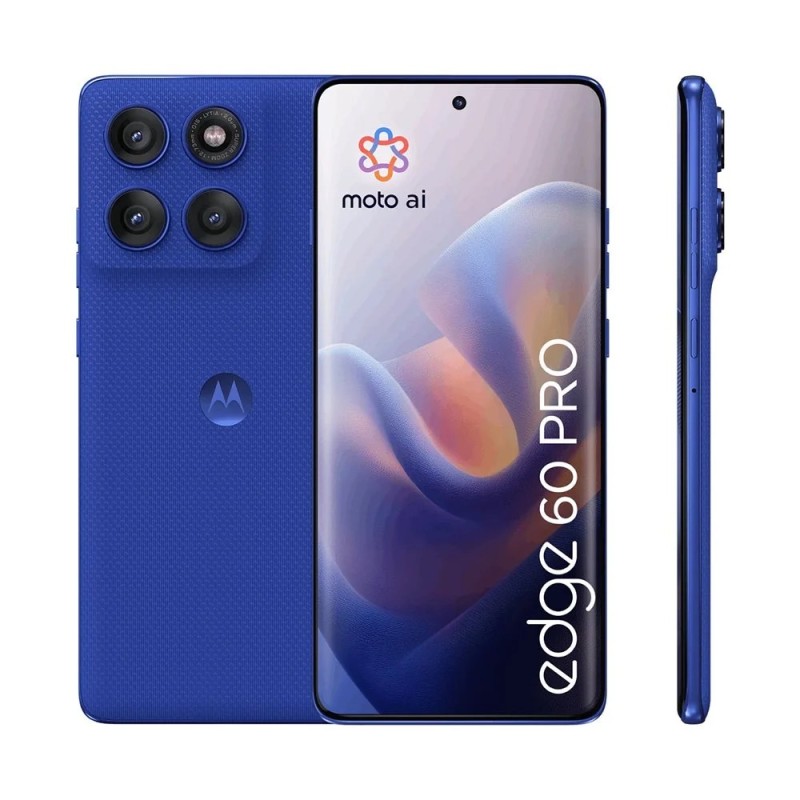 Motorola - 12 GB Edge 60 Pro - Smartphone - Android - 512 GB - Dazzling Blue - Touch - XT2507-1 - Includes charger 90W and Prote