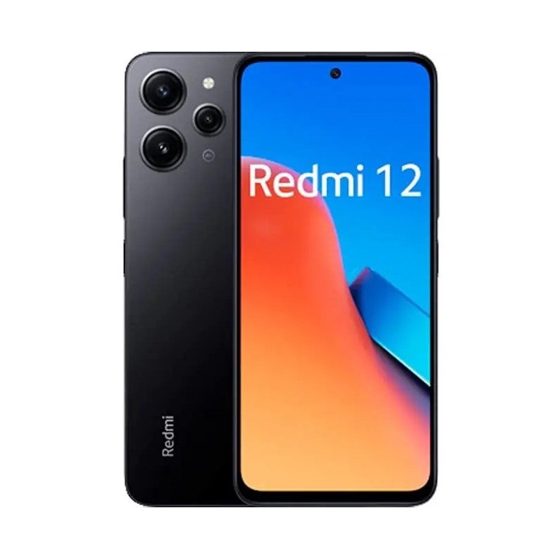 Xiaomi Redmi 12 - Smartphone - Android - 128 GB - Midnight black - Touch - US MV