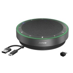 Jabra Speak2 75 MS - Altavoz manos libres - Bluetooth - inalámbrico - USB-A, USB-C - gris oscuro - certificado para Microsoft Te