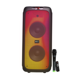 Klip Xtreme KLS-662 - Altavoz - Negro - 8inch - Portable - Luces Led flameantes - Portable