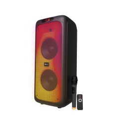 Klip Xtreme KLS-662 - Altavoz - Negro - 8inch - Portable - Luces Led flameantes - Portable
