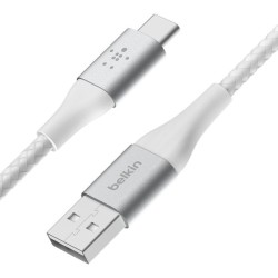 Belkin - Cable Braided - USB-C to USB-A Cable 2M WH