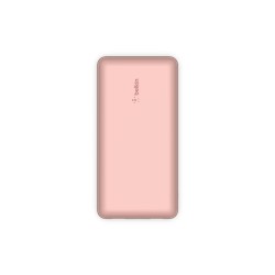 Belkin - Cargador portátil - 20000 mAh - 15 vatios - 3 A - 3 conectores de salida (24 pin USB-C, 2 x USB) - en el cable: USB-C -