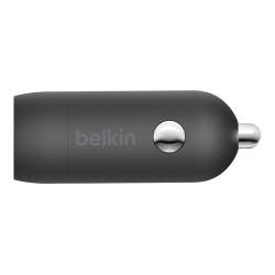 Belkin - Adaptador de corriente para el coche - 30 vatios - 3 A - Fast Charge, Suministro de energía 3.1 (24 pin USB-C) - negro