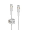 Belkin BoostCharge - Cable USB - 24 pin USB-C (M) a 24 pin USB-C (M) - 2 m - negro - para Apple 10.9-inch iPad Air; Google Pixel