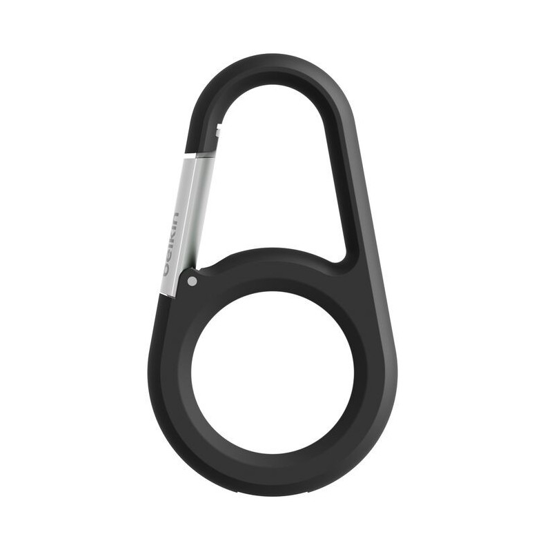 Belkin Secure Holder with Carabiner - Estuche para Airtag - negro - para Apple AirTag