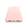 Belkin - Cargador portátil - 10000 mAh - 18 vatios - 3 conectores de salida (24 pin USB-C, 2 x USB) - oro rosa